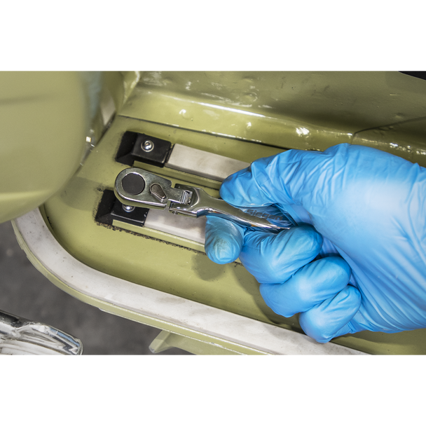 Sealey S01253 ⏐ Siegen Micro Flexi-Head Ratchet Bit Driver 1/4"Hex