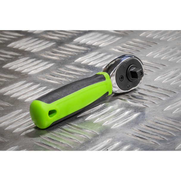 Sealey S01258 ⏐ Siegen Stubby Ratchet Wrench with Flip Reverse 1/4"Sq Drive