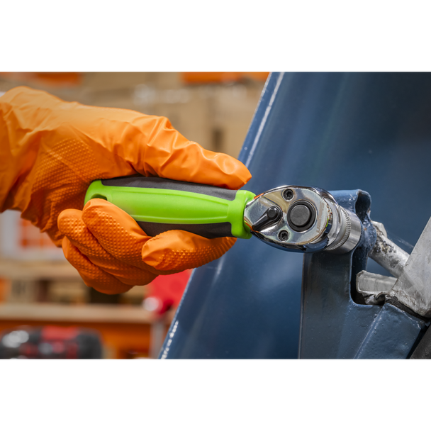 Sealey S01259 ⏐ Siegen Stubby Ratchet Wrench with Flip Reverse 3/8"Sq Drive