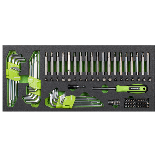 Sealey S01267 ⏐ Top Chest & Rollcab Combination 6 Drawer with Tool Kit 247pc