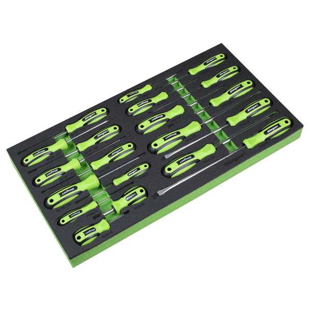 Sealey S01276 ⏐ Siegen Screwdriver Set with Tool Tray 20pc
