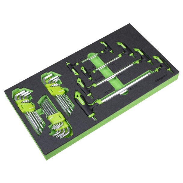 Sealey AP35TBCOMBO3 | Rollcab 8 Drawer with 145pc Tool Kit - Black/Grey