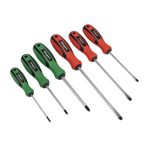 Sealey AP2201BBCOMBO | American PRO Topchest 6 Drawer with 98pc Tool Kit - Red/Grey