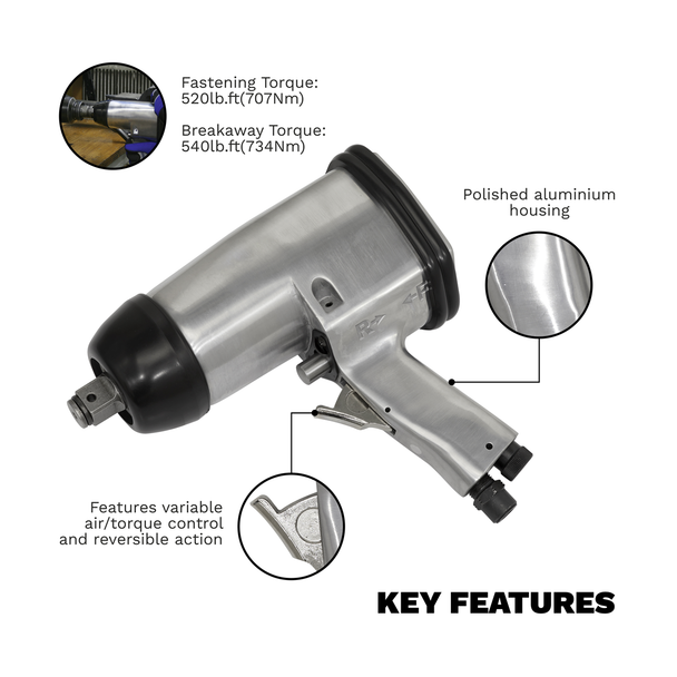 Sealey SA4 | Air Impact Wrench 3/4"Sq Drive