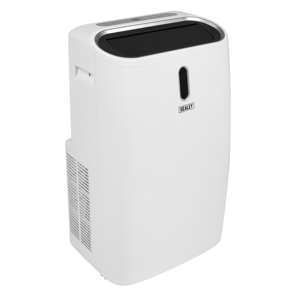 Sealey SAC16000 | Portable Air Conditioner/Dehumidifier/Air Cooler/Heater with Window Sealing Kit 16,000Btu/hr