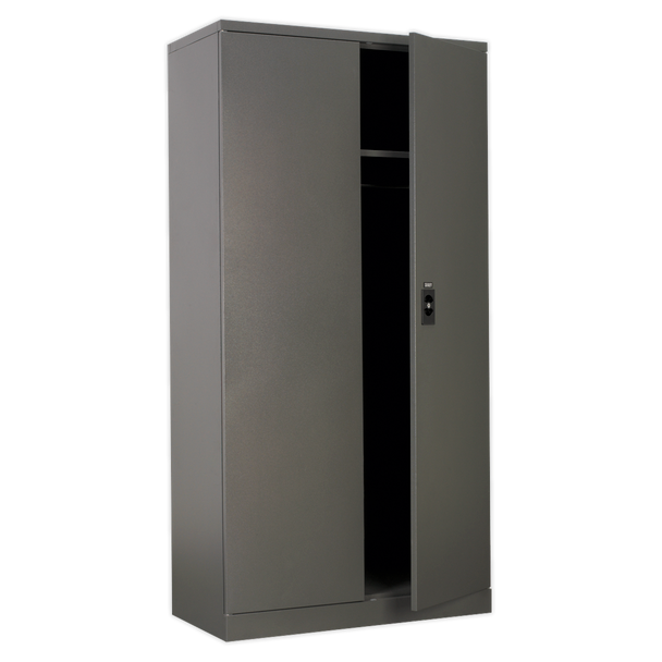 Sealey SC02 ⏐ Floor Cabinet 2 Door 4 Shelf & Hanging Rail