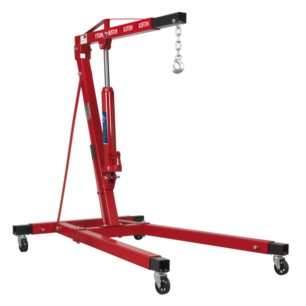 Sealey SC10LR ⏐ Long Reach Engine Crane with Extendable Legs 1 Tonne