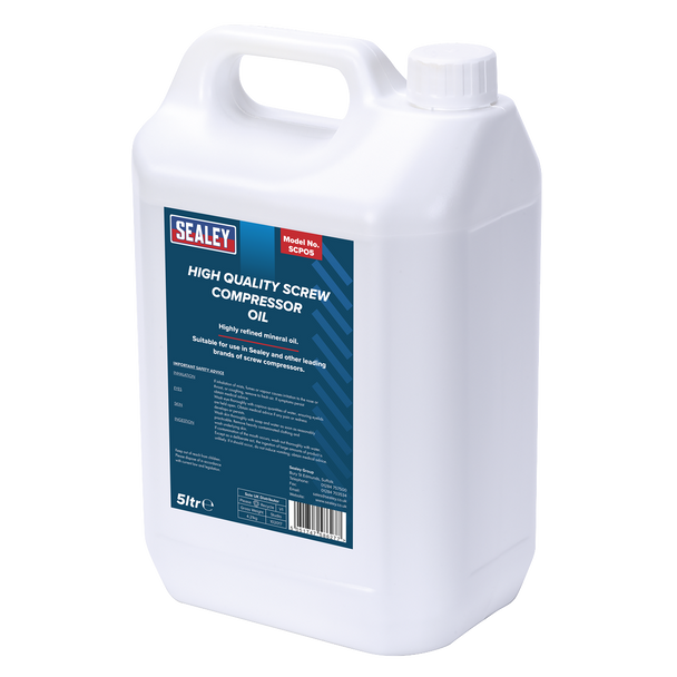 Sealey SCPO5 ⏐ Screw Compressor Oil 5L