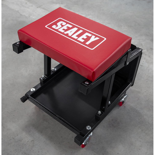 Sealey SCR16 ⏐ Mechanic's Utility Seat & Step Stool