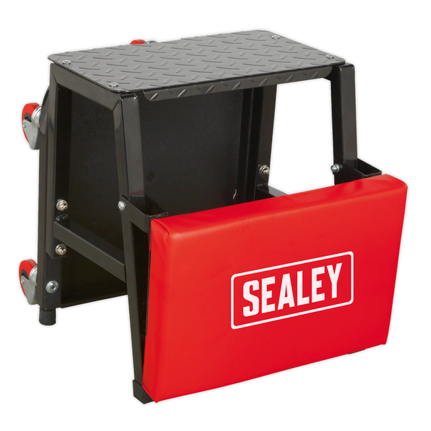 Sealey SCR16 ⏐ Mechanic's Utility Seat & Step Stool