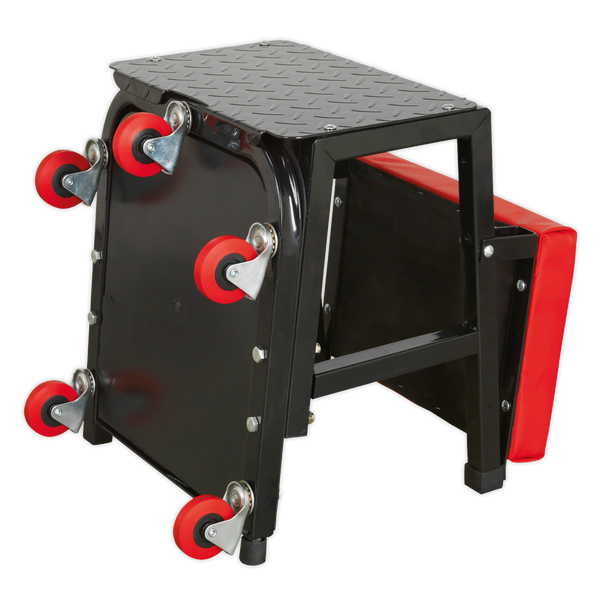 Sealey SCR16 ⏐ Mechanic's Utility Seat & Step Stool