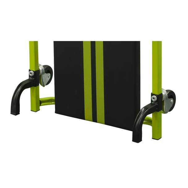 Sealey SCR75HV ⏐ 36" Deluxe American-Style Creeper with Steel Frame & 6 Wheels - Green