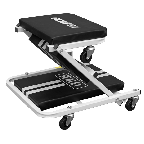 Sealey SCR791 ⏐ Compact Steel Creeper/Seat with 6 Wheels