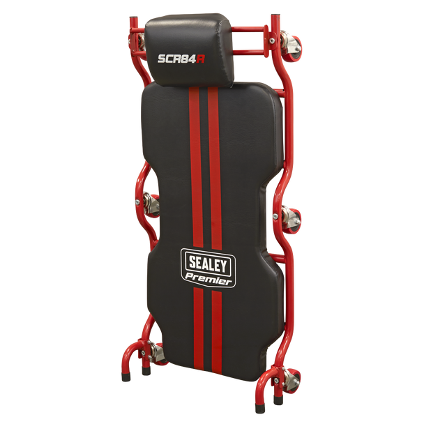 Sealey SCR84 ⏐ Deluxe Steel Creeper with 6 Wheels & Headrest