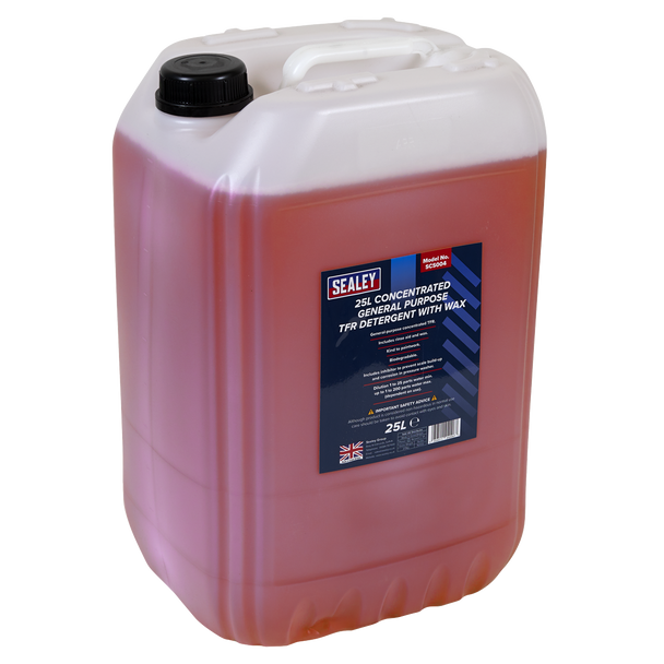 Sealey SCS004 ⏐ Concentrated General-Purpose TFR Detergent with Wax 25L