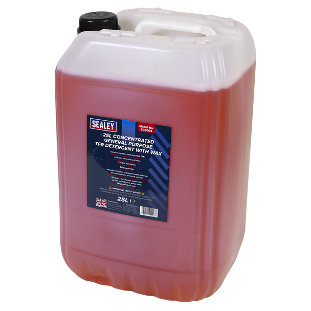 Sealey SCS004 ⏐ Concentrated General-Purpose TFR Detergent with Wax 25L