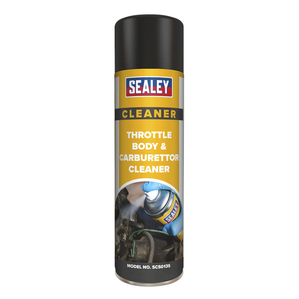 Sealey SCS013 ⏐ Throttle Body & Carburettor Cleaner 500ml - Pack of 6