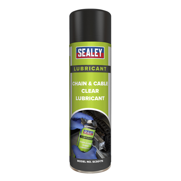 Sealey SCS017S ⏐ Chain & Cable Clear Lubricant 500ml
