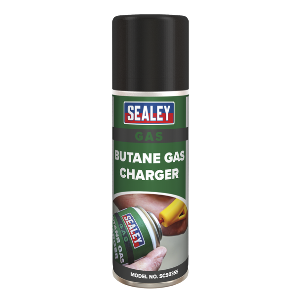 Sealey SCS035 ⏐ Butane Gas Refill 200ml - Pack of 6