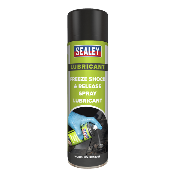 Sealey SCS036S ⏐ Freeze Shock & Release Spray Lubricant 500ml