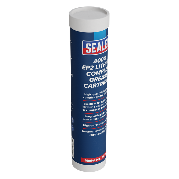 Sealey SCS106 ⏐ EP2 Lithium Complex Grease Cartridge 400g
