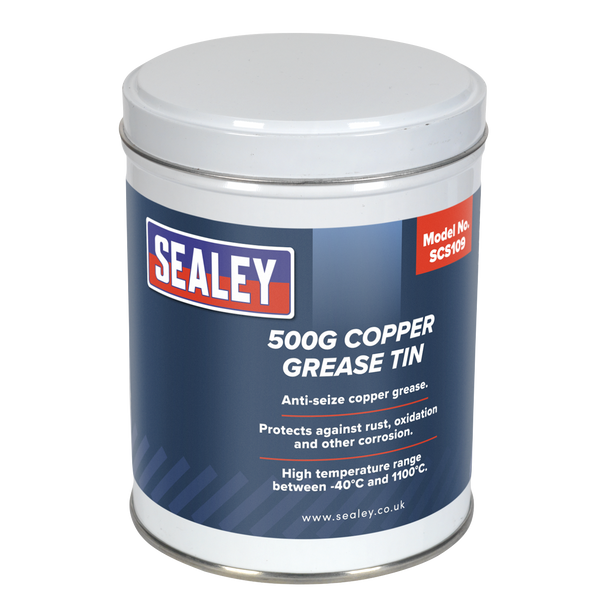 Sealey SCS109 |Copper Grease Tin 500g
