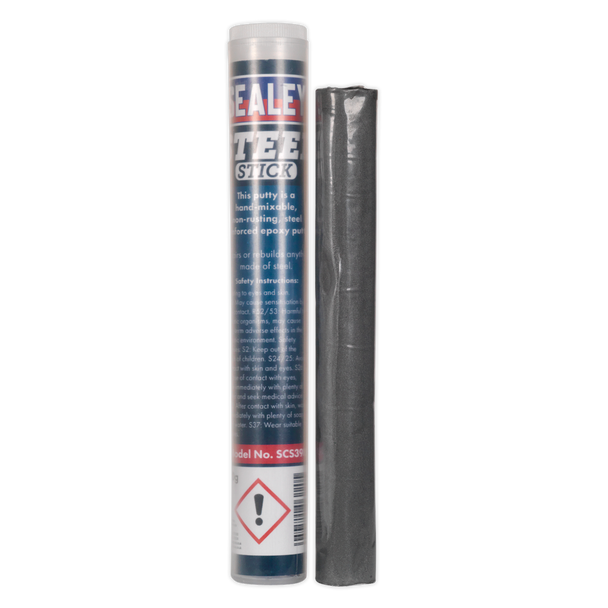 Sealey SCS390 ⏐ Quick-Set Putty Metal Steel Stick 114g