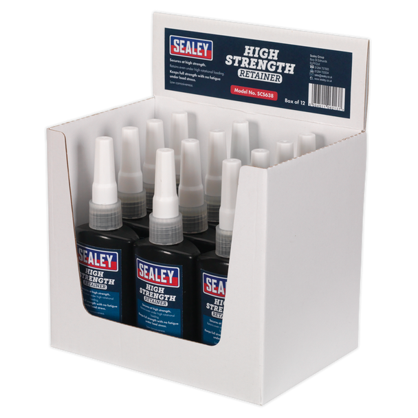 Sealey SCS638 ⏐ High Strength Retainer 50ml - Pack of 12