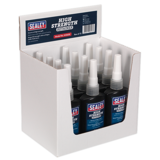 Sealey SCS638 ⏐ High Strength Retainer 50ml - Pack of 12