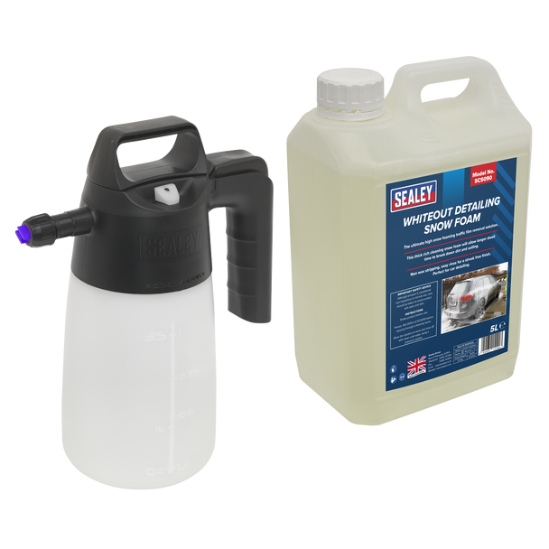 Sealey SCSG08COMBO ⏐ Premier Snow Foam Sprayer with Snow Foam