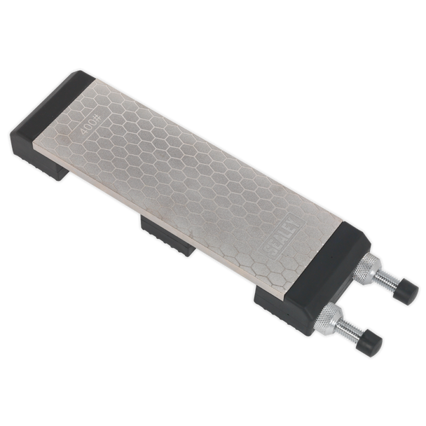 Sealey SCSS1 ⏐ Combination Diamond Sharpening Whetstone with Adjustable Stone Holder