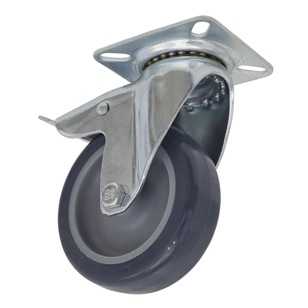 Sealey SCW275SPL ⏐ 75mm Castor Wheel with Swivel Plate & Total Lock