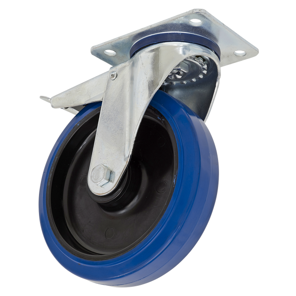 Sealey SCW3100SPLEM ⏐ 100mm Castor Wheel with Swivel Plate & Total Lock