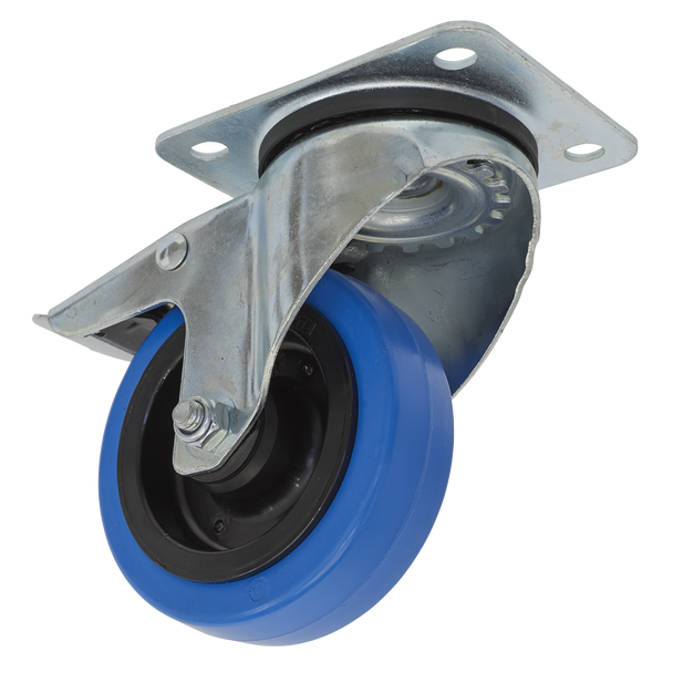 Sealey SCW3100SPL ⏐ 100mm Castor Wheel with Swivel Plate & Total Lock