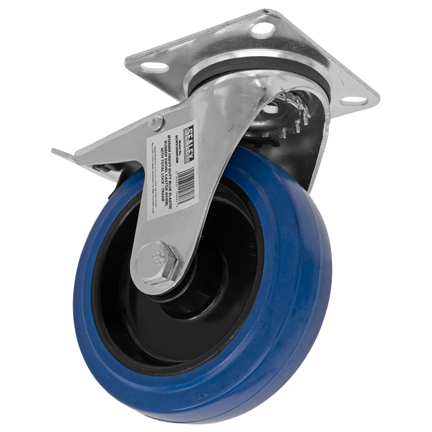 Sealey SCW3125SPLEM ⏐ 125mm Castor Wheel with Swivel Plate & Total Lock