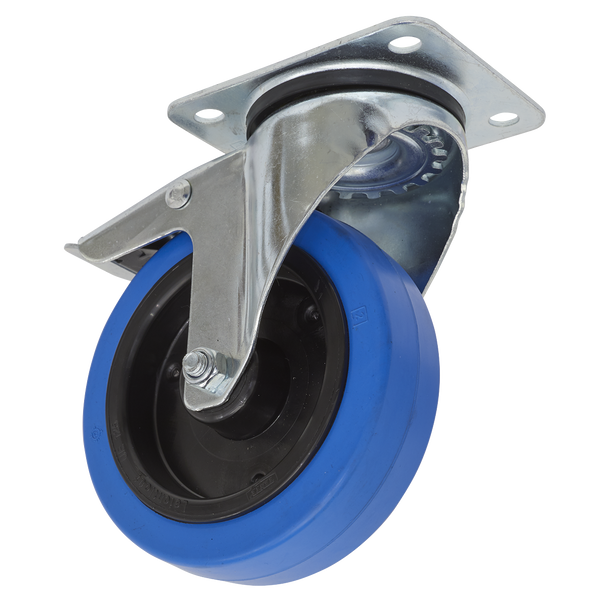 Sealey SCW3125SPL ⏐ 125mm Castor Wheel with Swivel Plate & Total Lock
