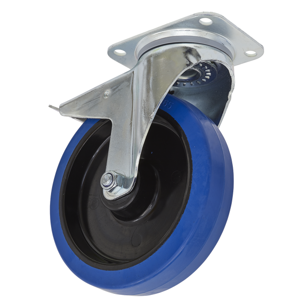 Sealey SCW3200SPL ⏐ 200mm Castor Wheel with Swivel Plate & Total Lock
