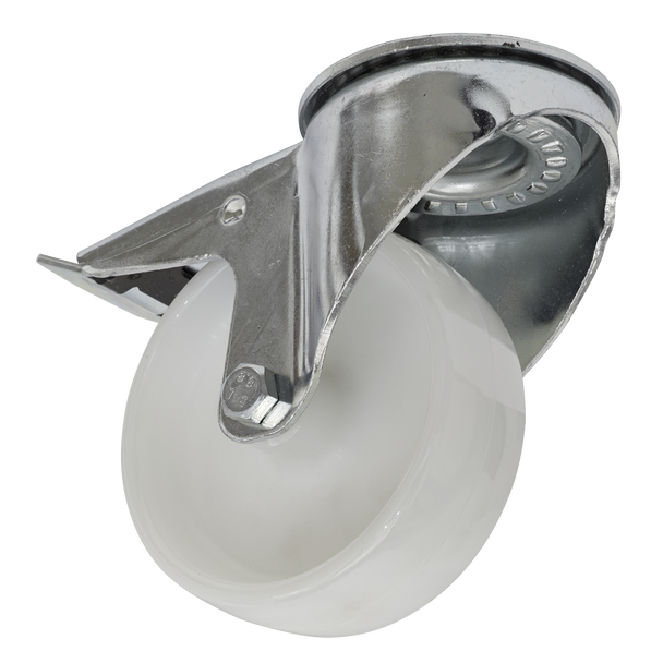 Sealey SCW4100SBL ⏐ 100mm Castor Wheel with Swivel Bolt Hole & Total Lock