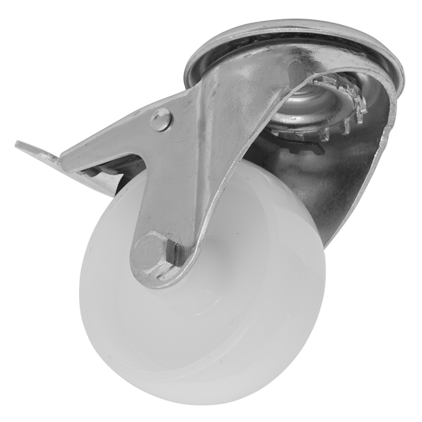 Sealey SCW480SBLEM ⏐ 80mm Castor Wheel with Bolt Hole & Total Lock