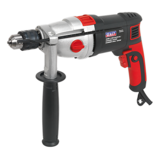 Sealey SD1000 ⏐ 13mm 2 Mechanical Plus Variable Speed Hammer Drill 1050W/230V