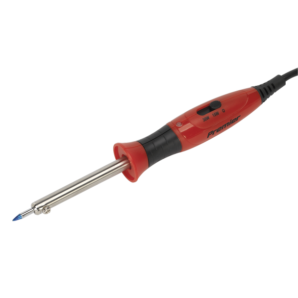 Sealey SD1530 ⏐ Premier Dual Wattage Professional Soldering Iron with Long-Life Tip 15/30W/230V
