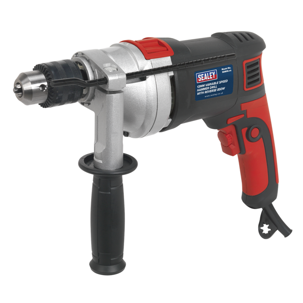 Sealey SD800 ⏐ 13mm Variable Speed Hammer Drill with Reverse 850W/230V