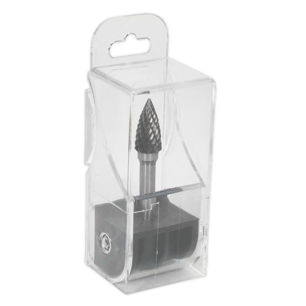 Sealey SDB03 ⏐ Arc Pointed Nose Tungsten Carbide Rotary Burr 10mm