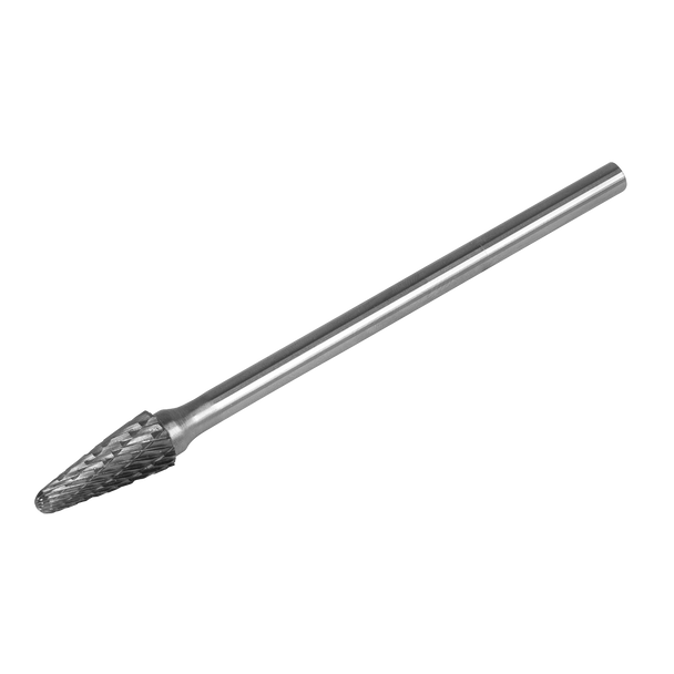 Sealey SDB06XL ⏐ Tungsten Carbide Rotary Burr Extra-Long Conical Ball Nose Ø10mm