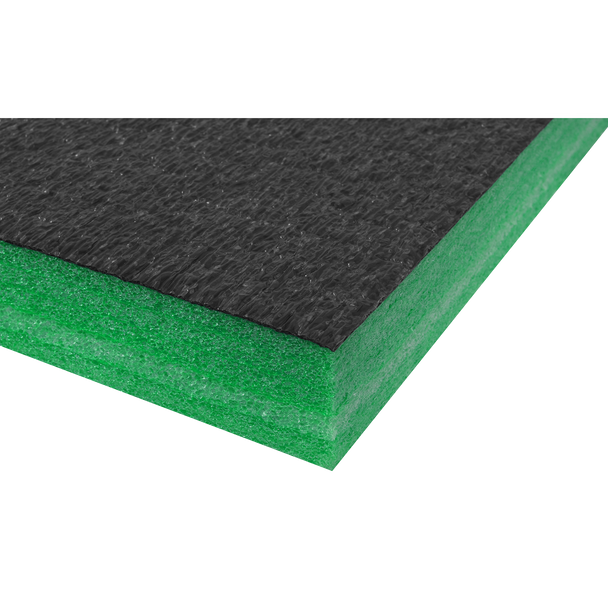 Sealey SF50G ⏐ Easy Peel Shadow Foam® 1200 x 550 x 50mm - Green/Black