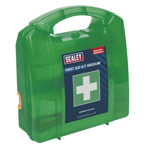 Sealey SFA01M ⏐ First Aid Kit, Medium - BS 8599-1 Compliant