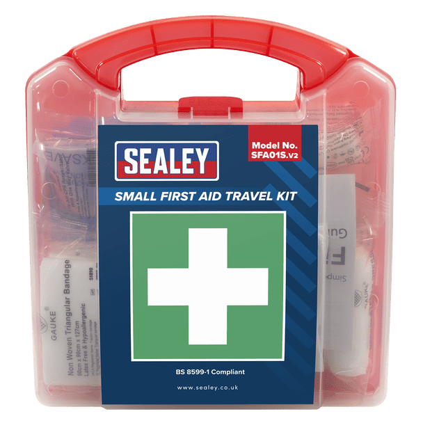 Sealey SFA01S ⏐ First Aid Kit, Small - BS 8599-1 Compliant