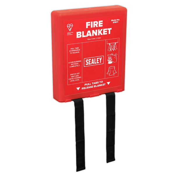Sealey SFB11 ⏐ Fire Blanket 1.1 x 1.1m