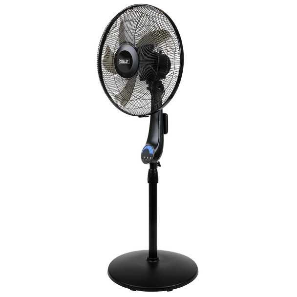 Sealey SFF16Q ⏐ Quiet High Performance Oscillating Pedestal Fan 16"