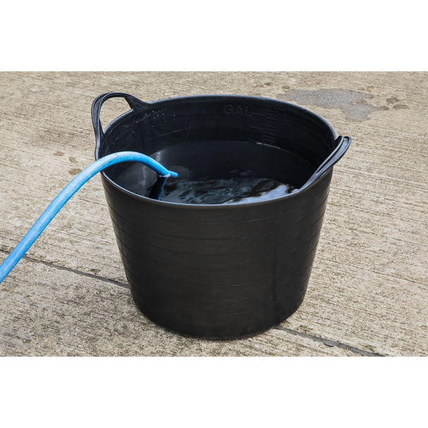 Sealey SFT40 ⏐ Heavy-Duty Flexi Tub 40L - Black